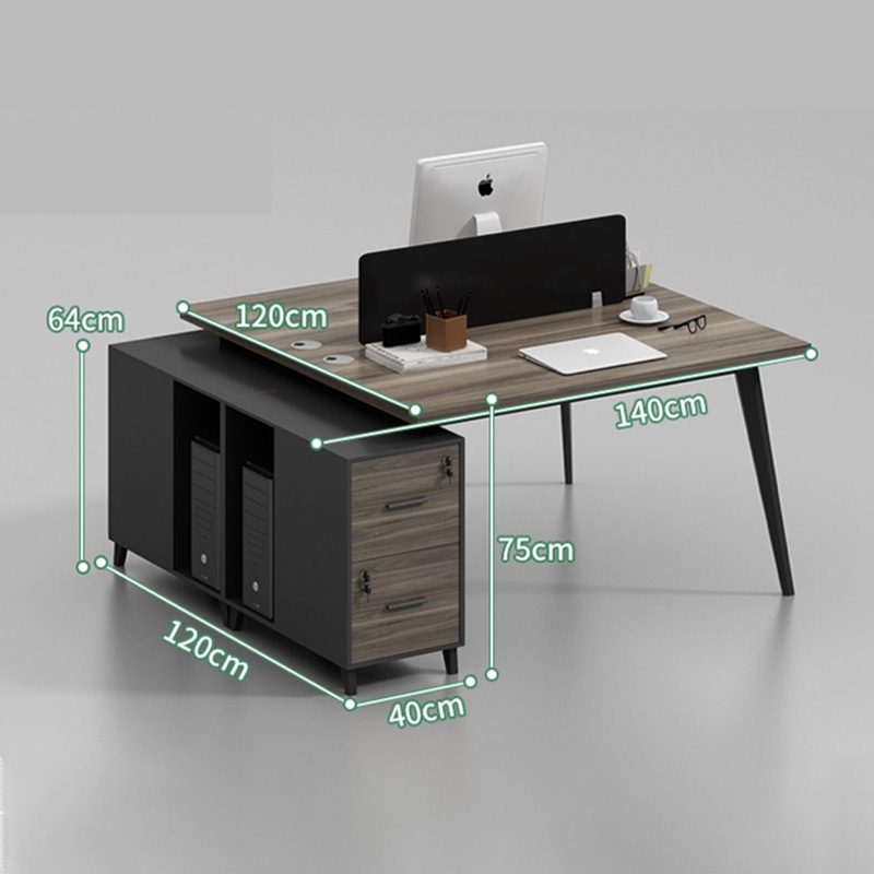 Cụm bàn làm việc 2 chỗ CB2F08