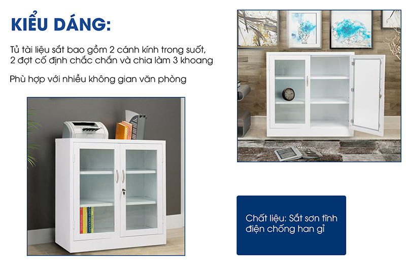 Tủ hồ sơ sắt TSF19