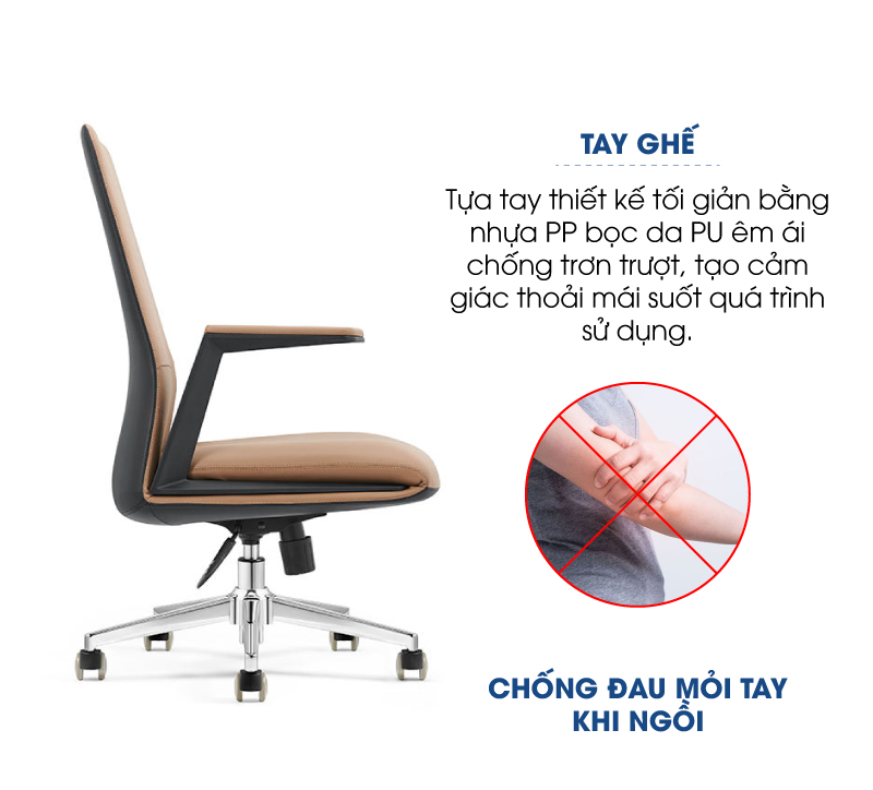 Ghế giám đốc GGDF63 - Ảnh 3 Ghế giám đốc GGDF63