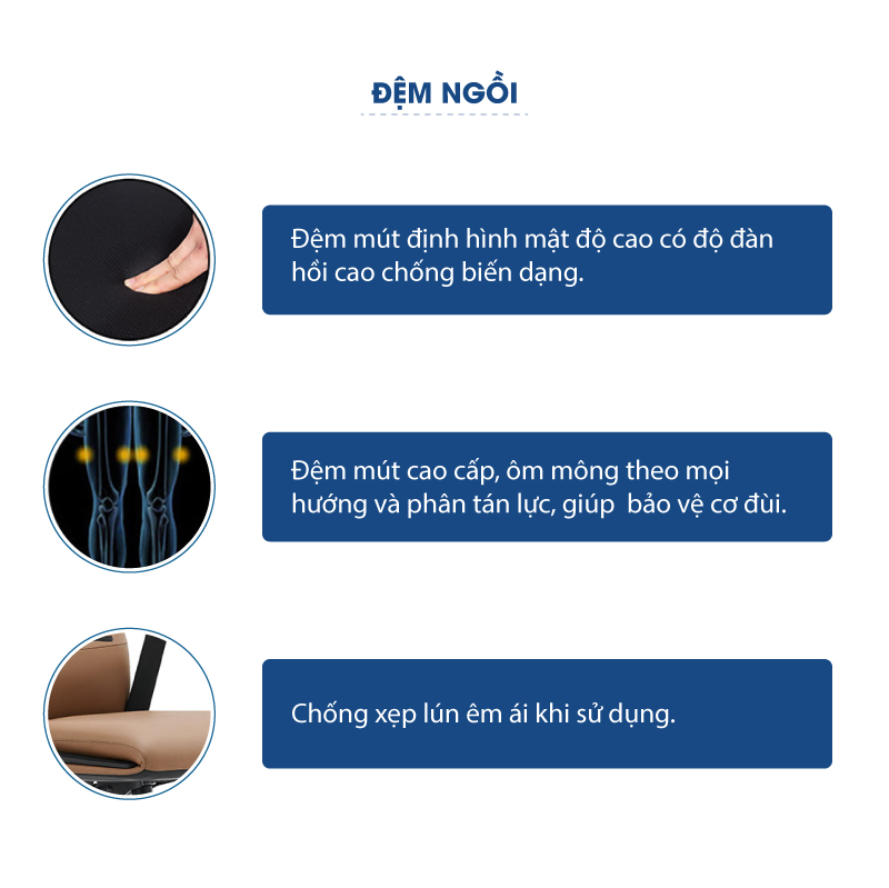 Ghế giám đốc GGDF63 - Ảnh 8 Ghế giám đốc GGDF63