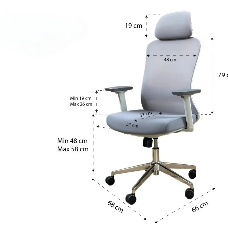 Ghế Xoay Văn Phòng Có Tựa Tầu CTH-FTD05 - Ảnh 2 Ghế Xoay Văn Phòng Có Tựa Tầu CTH-FTD05