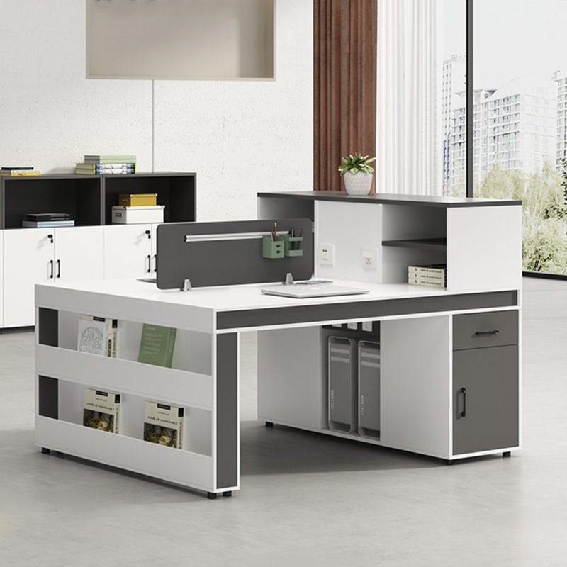 Cụm bàn 2 chỗ CB2F01 - Góc làm việc hiện đại cho 2 người