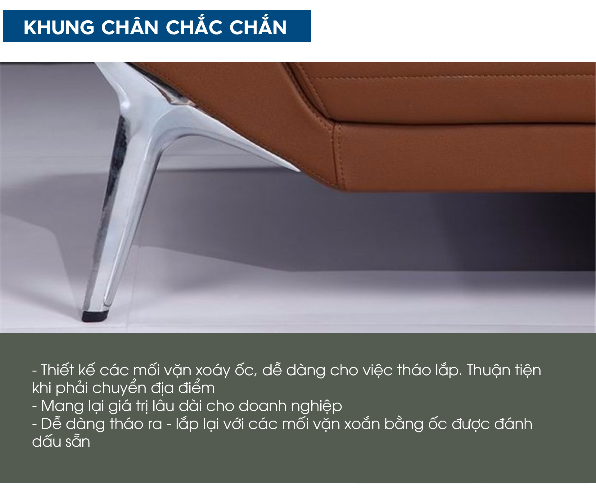 Ảnh mô tả sản phẩm - Sofa văng da cao cấp SFV13